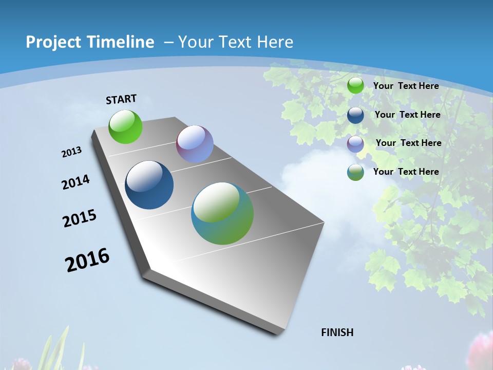 Sun Flower Lush PowerPoint Template