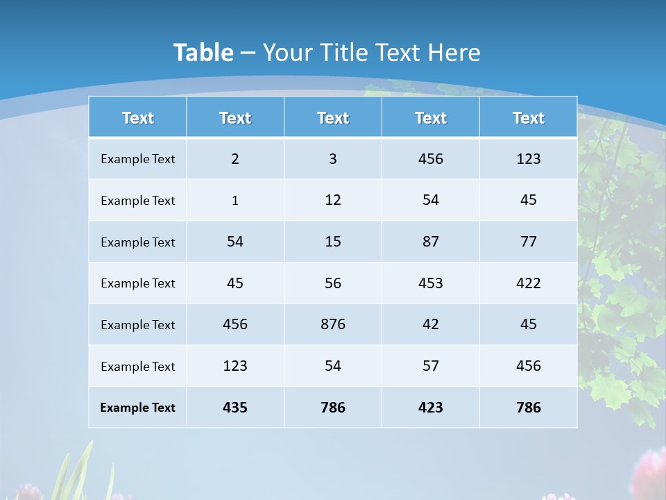Sun Flower Lush PowerPoint Template
