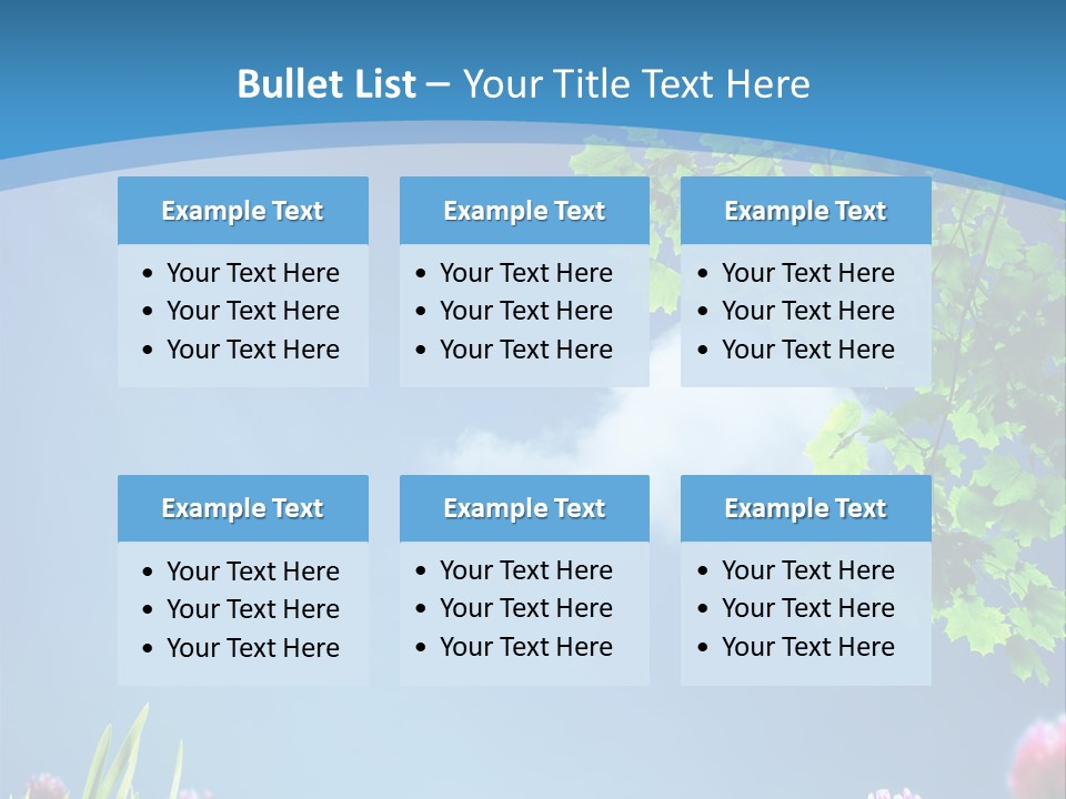 Sun Flower Lush PowerPoint Template