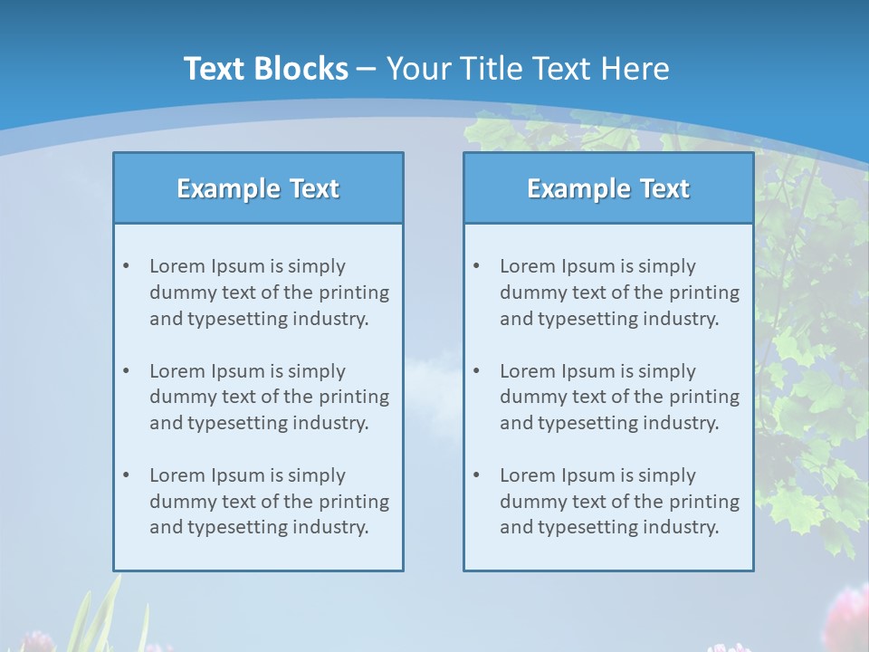 Sun Flower Lush PowerPoint Template