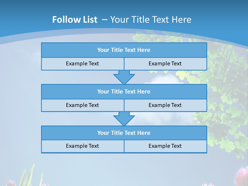 Sun Flower Lush PowerPoint Template