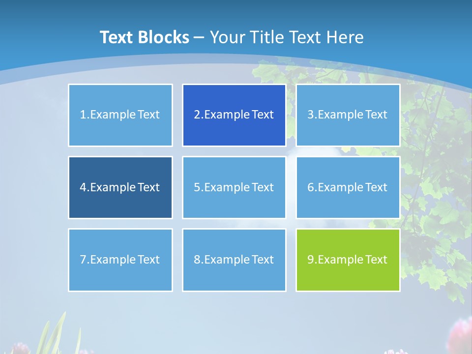 Sun Flower Lush PowerPoint Template