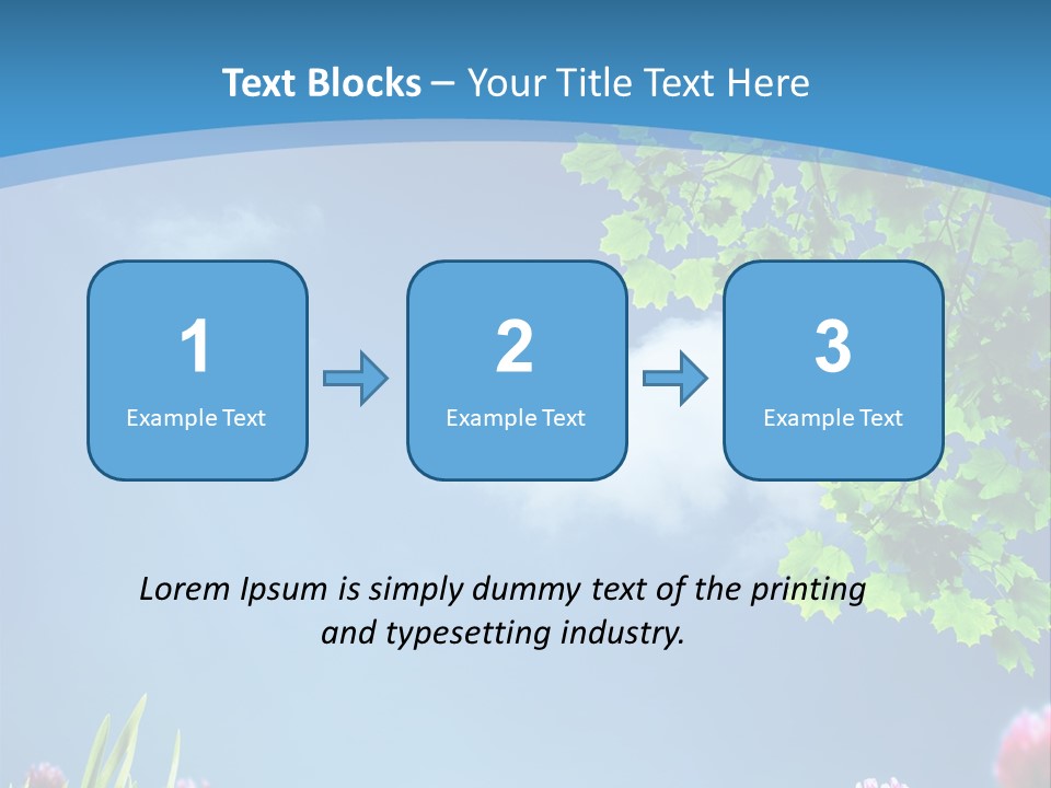 Sun Flower Lush PowerPoint Template