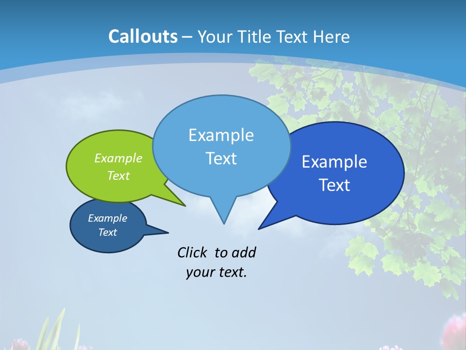 Sun Flower Lush PowerPoint Template