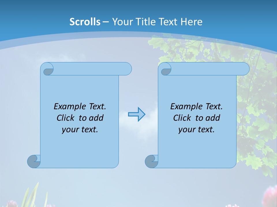 Sun Flower Lush PowerPoint Template