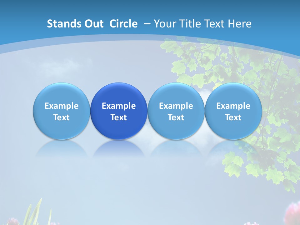 Sun Flower Lush PowerPoint Template