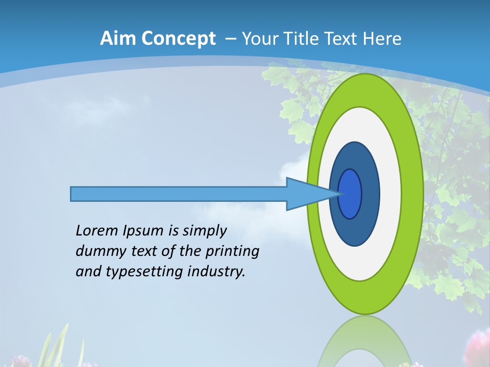 Sun Flower Lush PowerPoint Template