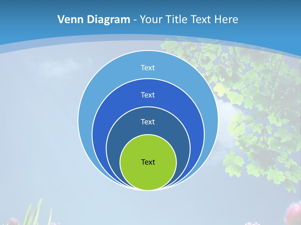Sun Flower Lush PowerPoint Template