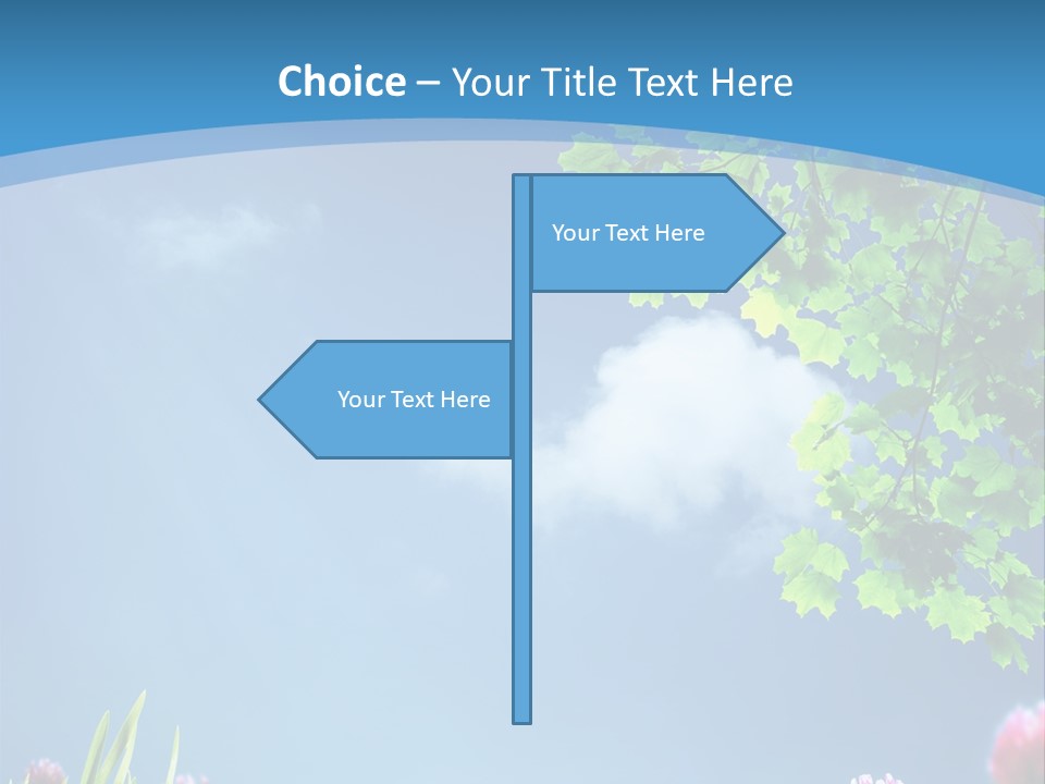 Sun Flower Lush PowerPoint Template