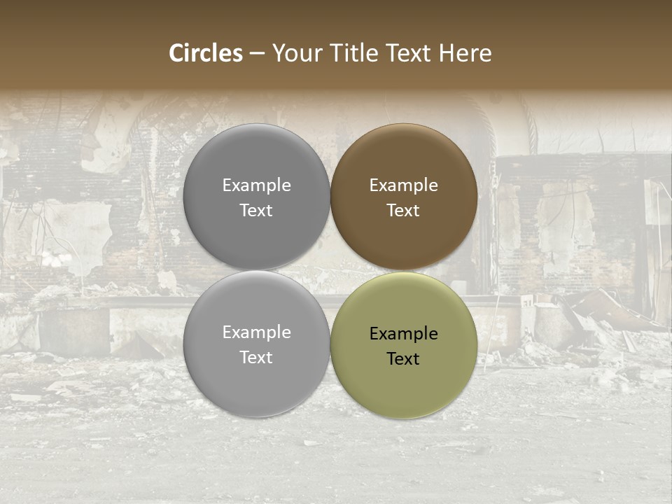 Decline Rotting History PowerPoint Template