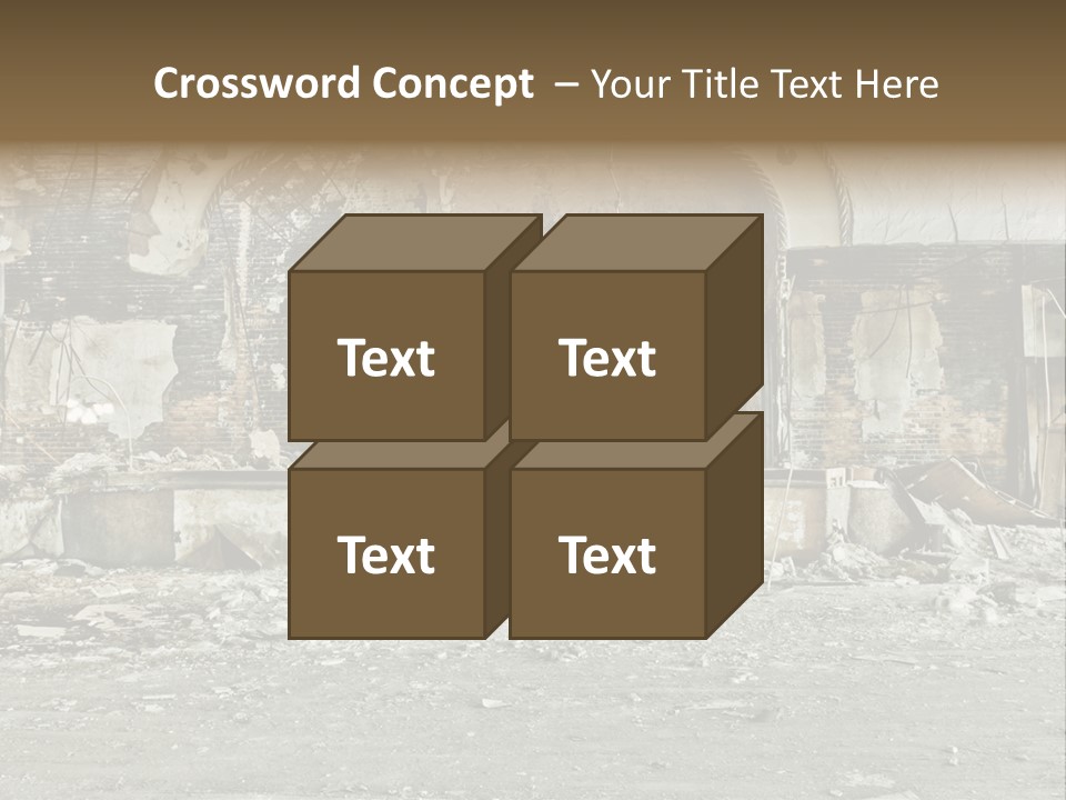 Decline Rotting History PowerPoint Template