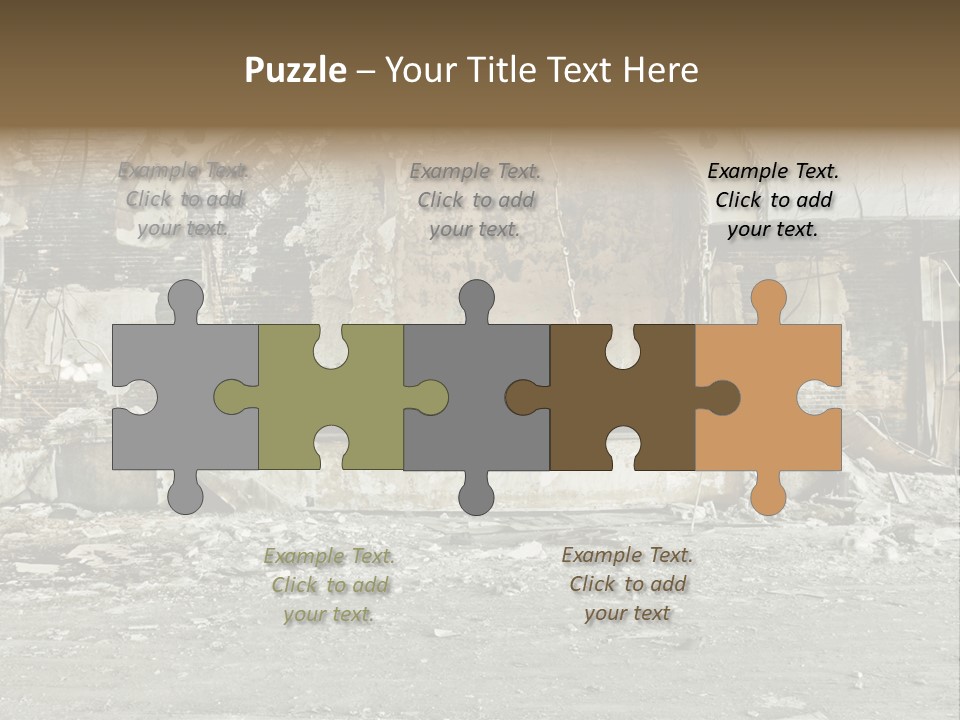 Decline Rotting History PowerPoint Template