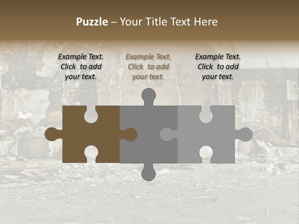 Decline Rotting History PowerPoint Template