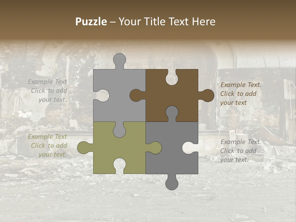 Decline Rotting History PowerPoint Template