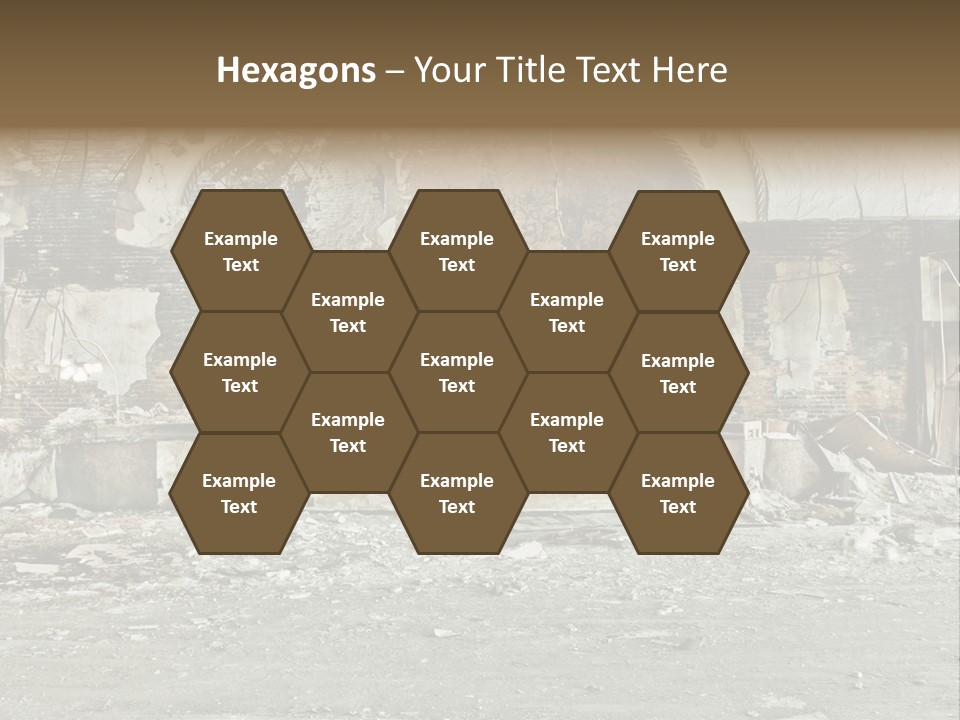 Decline Rotting History PowerPoint Template