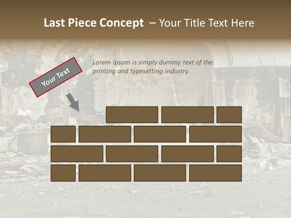Decline Rotting History PowerPoint Template