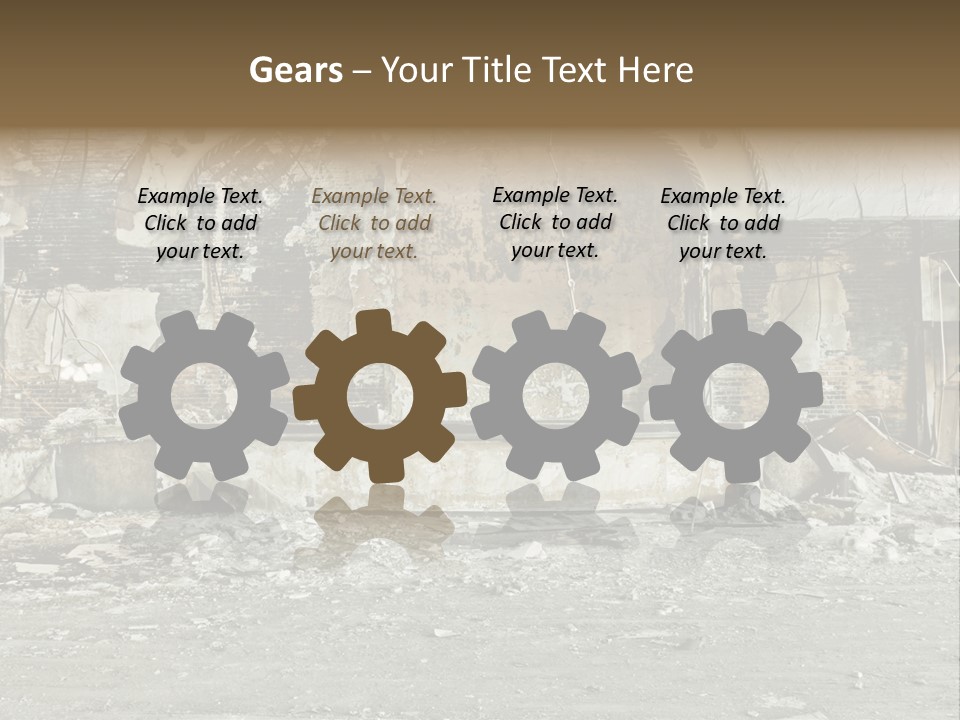 Decline Rotting History PowerPoint Template