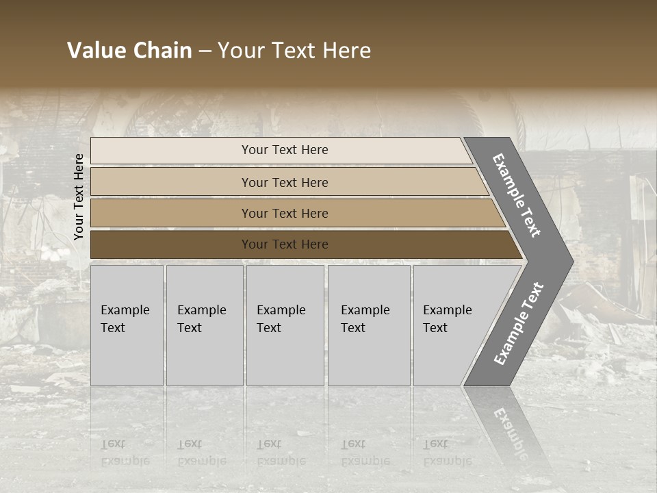 Decline Rotting History PowerPoint Template