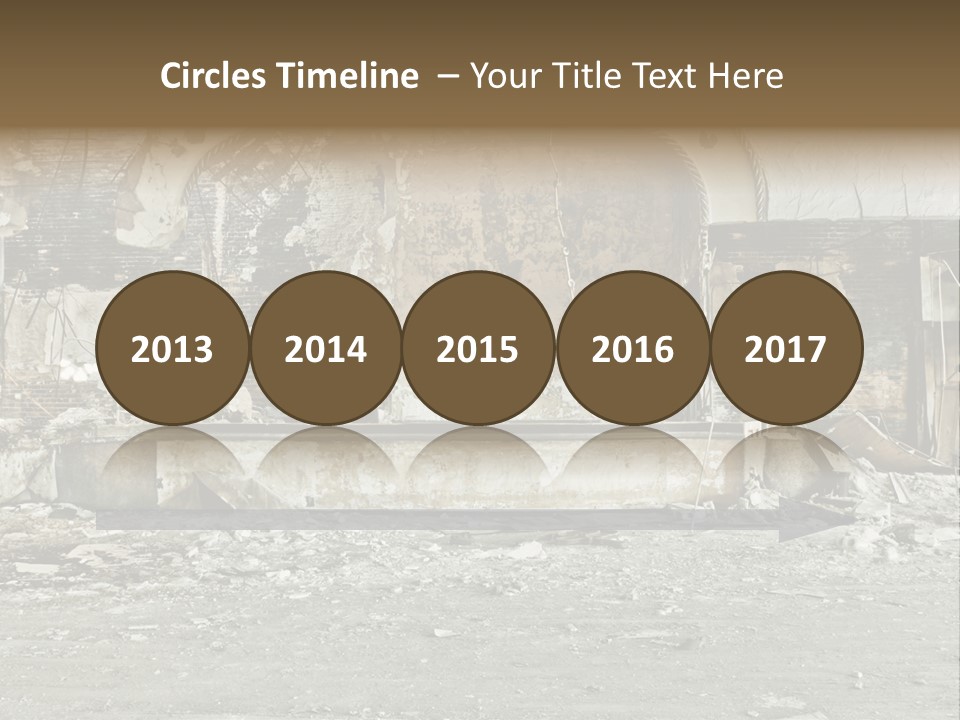 Decline Rotting History PowerPoint Template