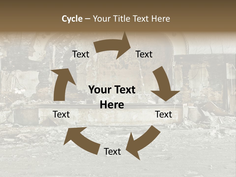 Decline Rotting History PowerPoint Template