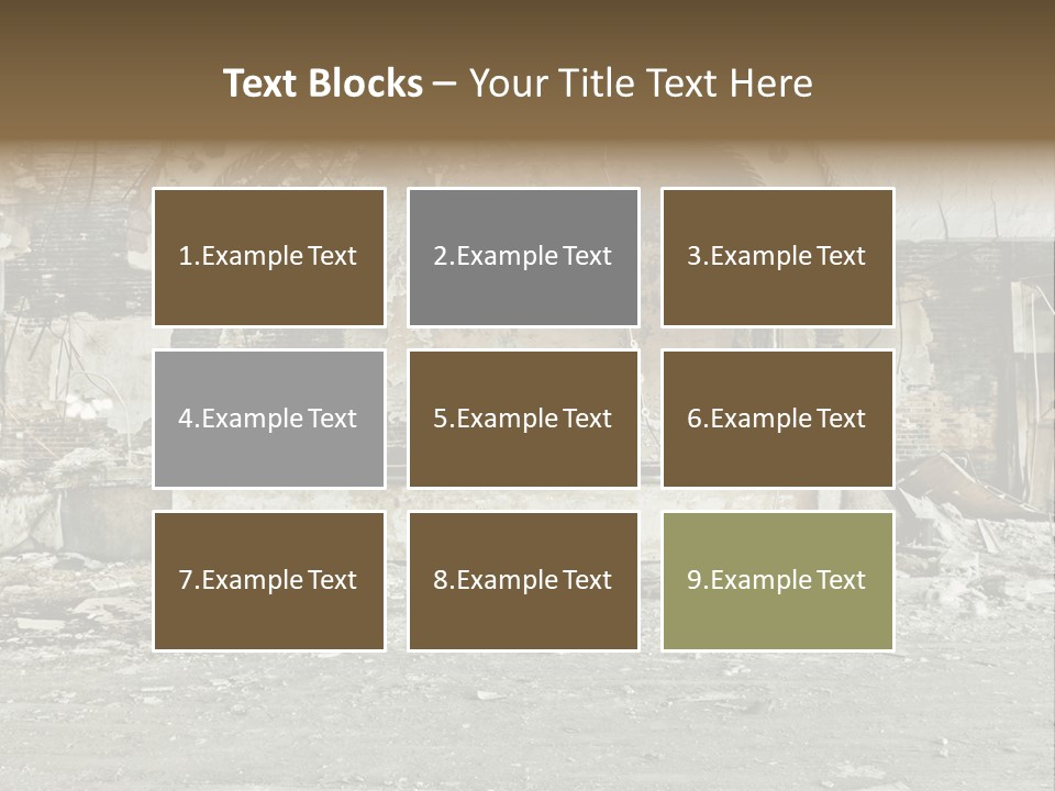 Decline Rotting History PowerPoint Template