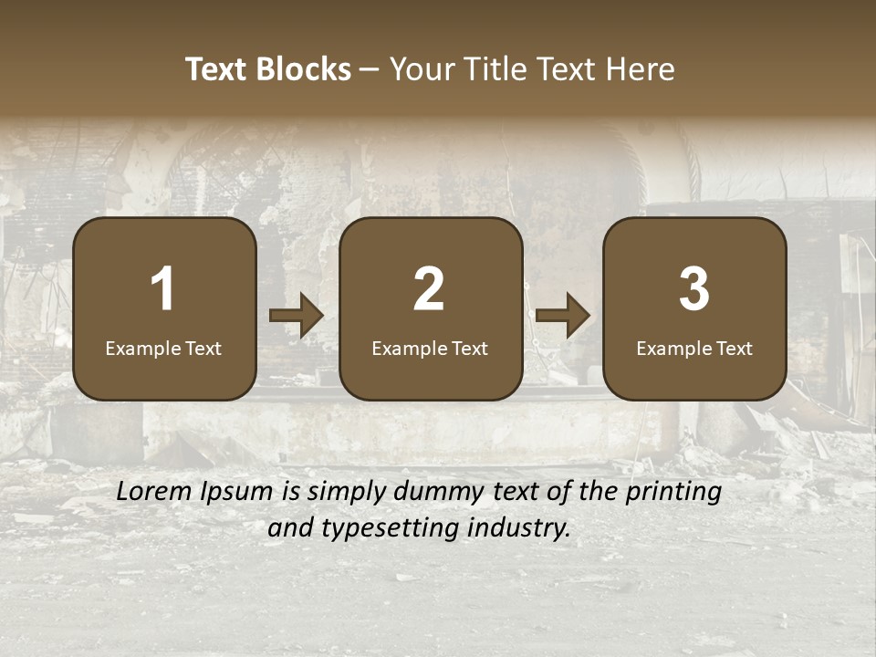 Decline Rotting History PowerPoint Template