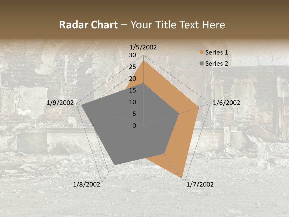 Decline Rotting History PowerPoint Template