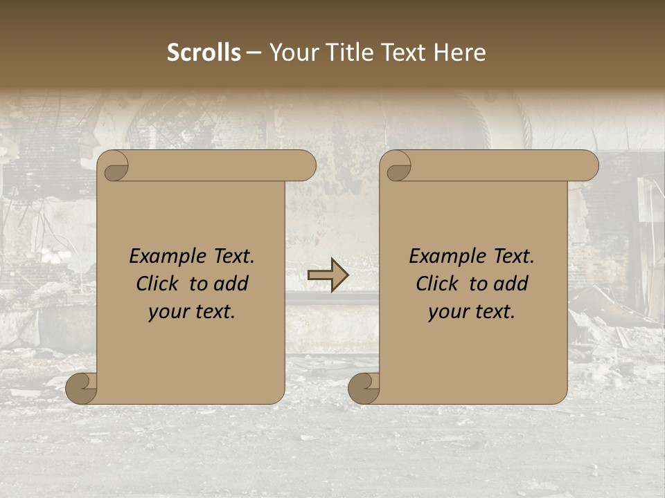 Decline Rotting History PowerPoint Template