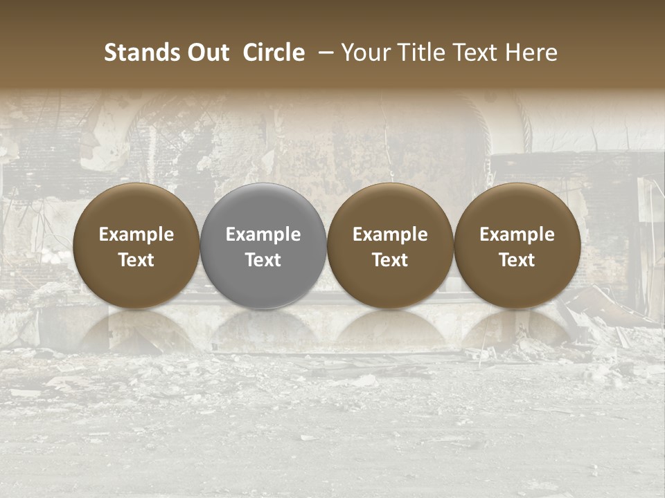 Decline Rotting History PowerPoint Template