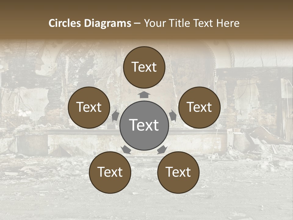 Decline Rotting History PowerPoint Template