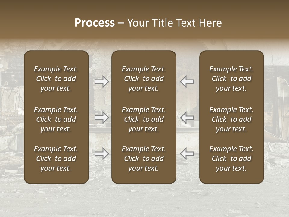 Decline Rotting History PowerPoint Template