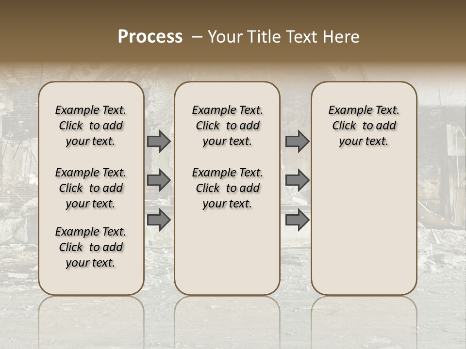 Decline Rotting History PowerPoint Template