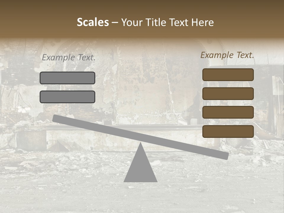 Decline Rotting History PowerPoint Template