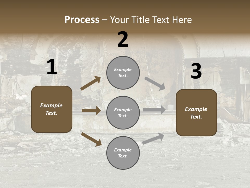 Decline Rotting History PowerPoint Template