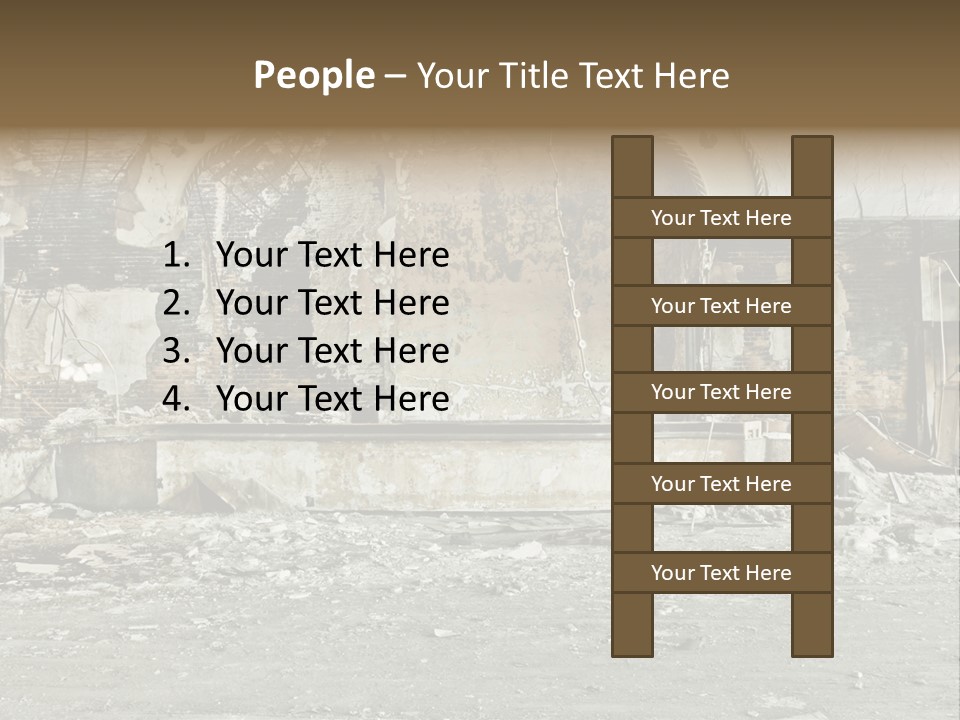 Decline Rotting History PowerPoint Template