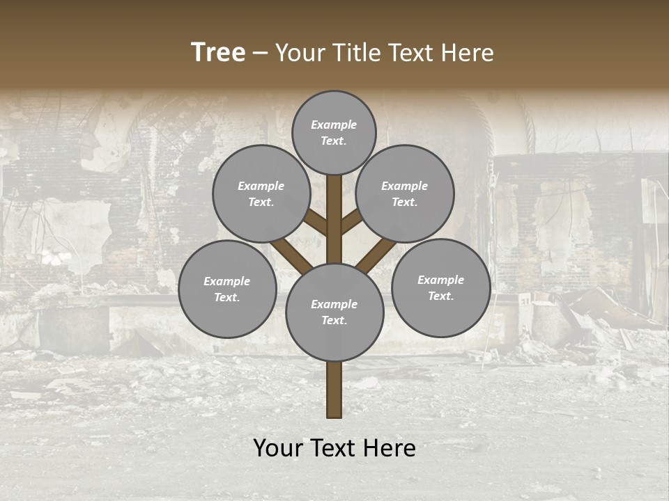 Decline Rotting History PowerPoint Template