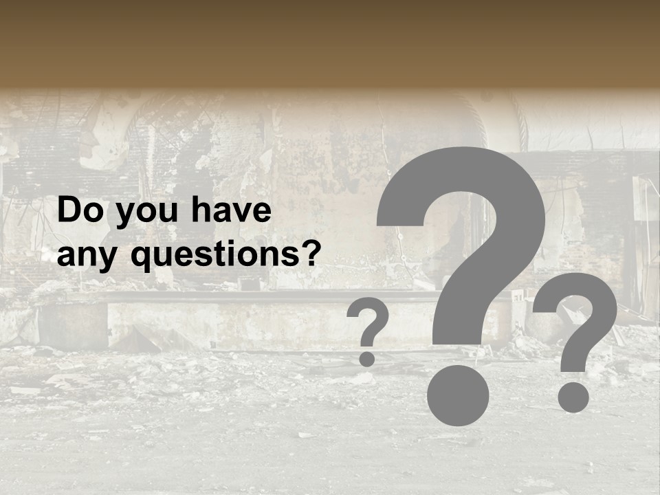 Decline Rotting History PowerPoint Template