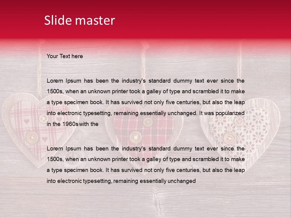 String Object Sacking PowerPoint Template