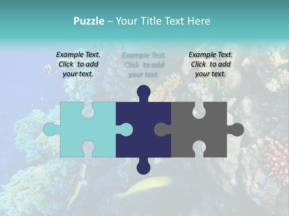 Alive Aquarium Underwater PowerPoint Template