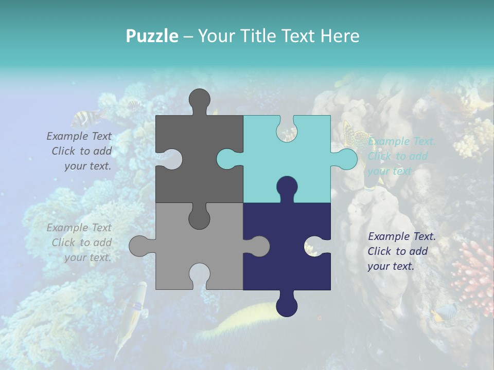 Alive Aquarium Underwater PowerPoint Template