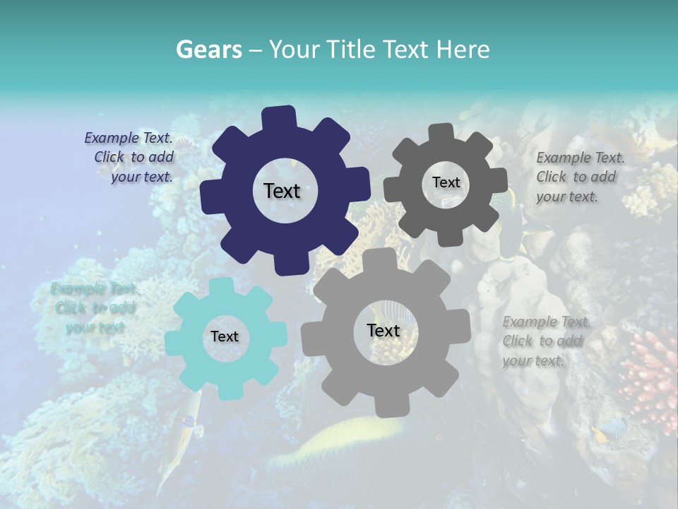 Alive Aquarium Underwater PowerPoint Template