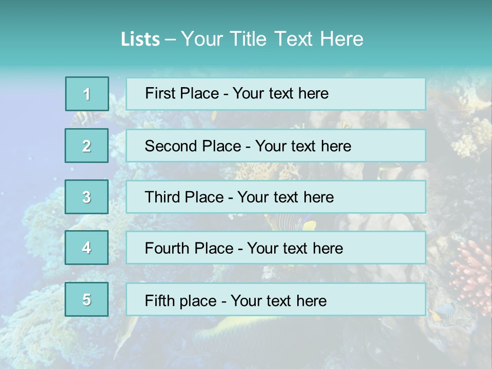 Alive Aquarium Underwater PowerPoint Template