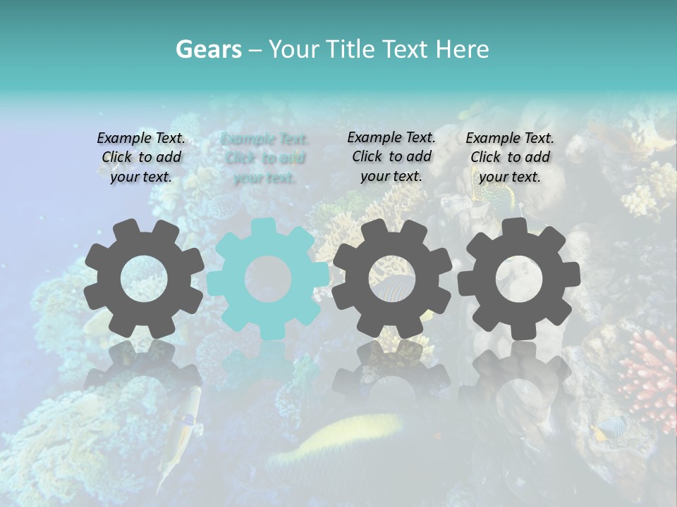Alive Aquarium Underwater PowerPoint Template