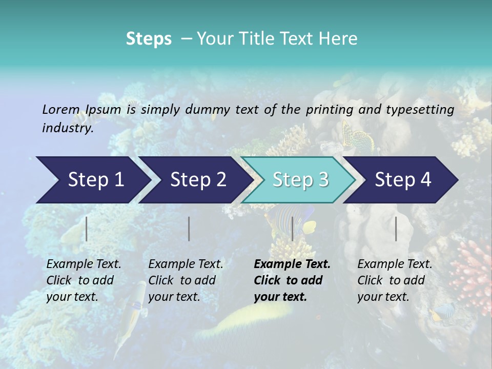 Alive Aquarium Underwater PowerPoint Template