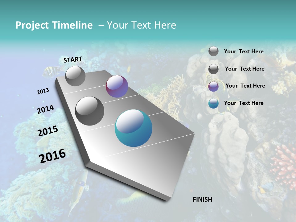 Alive Aquarium Underwater PowerPoint Template