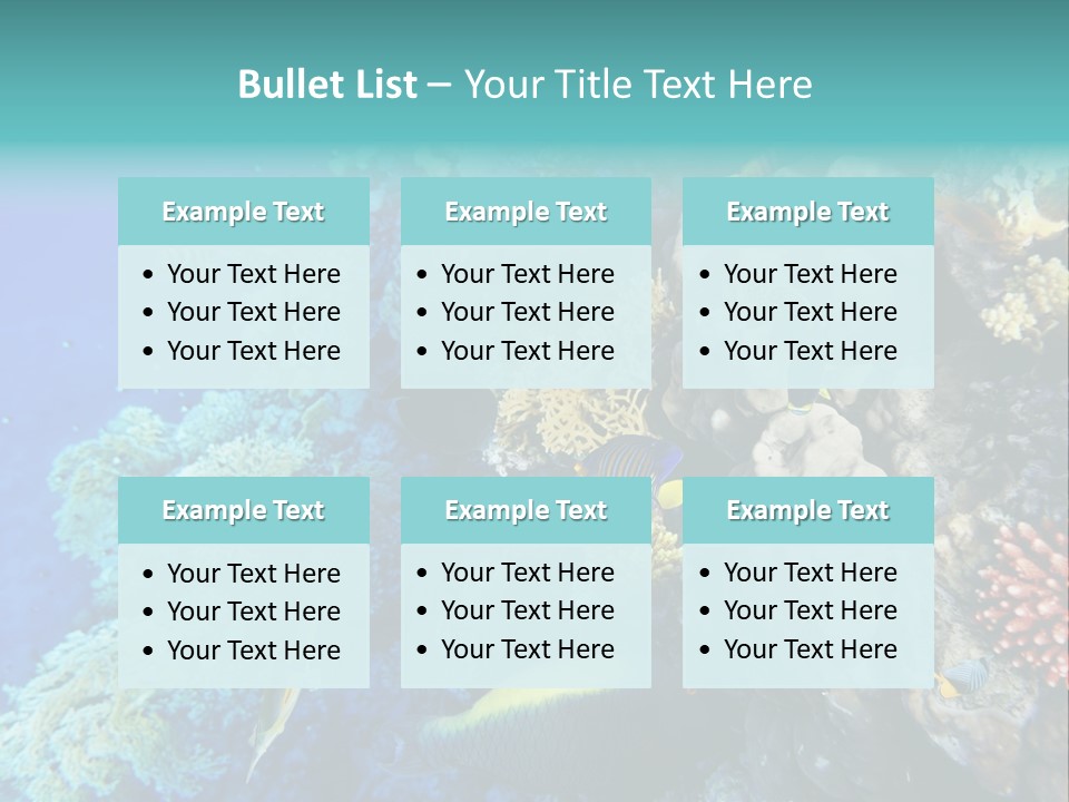 Alive Aquarium Underwater PowerPoint Template