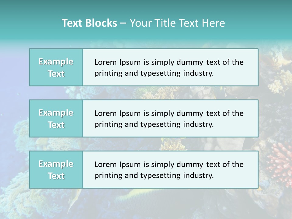 Alive Aquarium Underwater PowerPoint Template