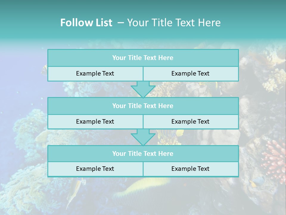 Alive Aquarium Underwater PowerPoint Template