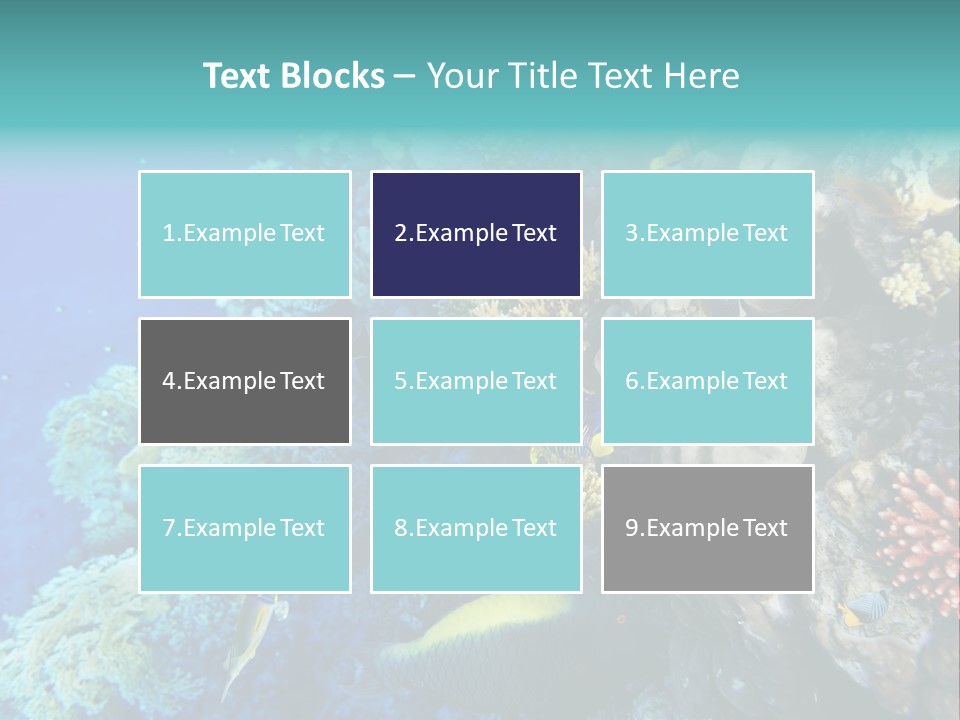 Alive Aquarium Underwater PowerPoint Template