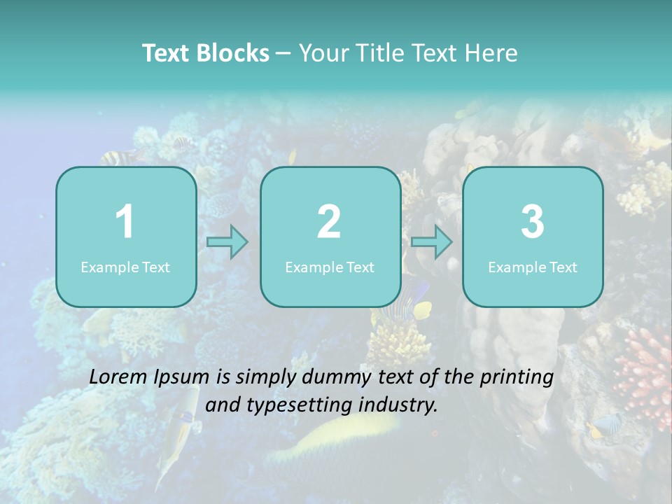 Alive Aquarium Underwater PowerPoint Template